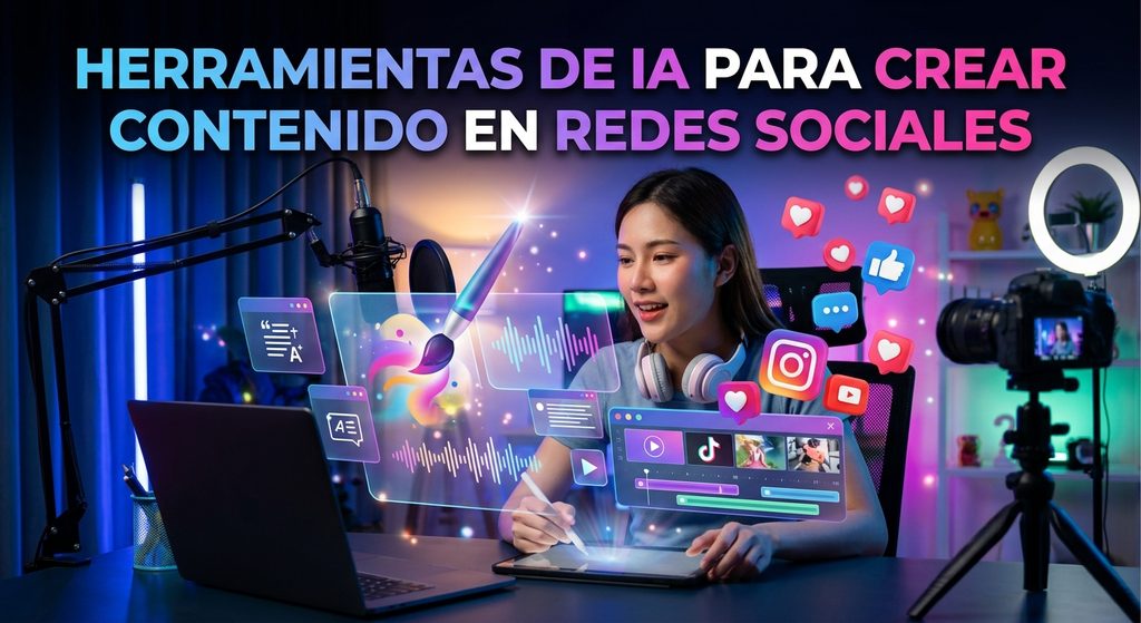 Herramientas de IA Para Crear Contenido en Redes Sociales