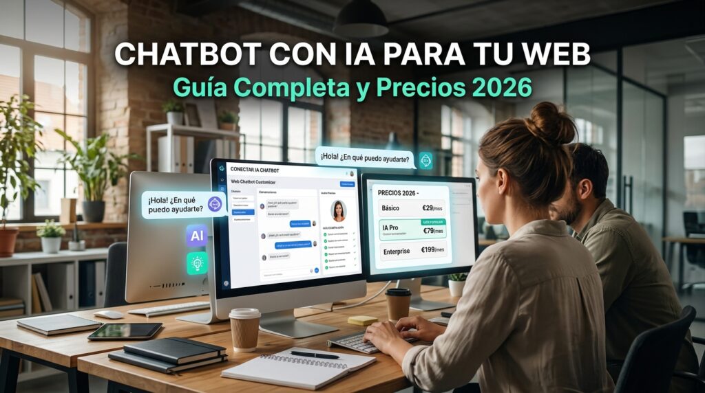 Chatbot con IA para tu Web: Guía Completa y Precios 2026