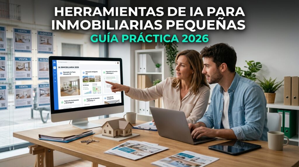 Herramientas de IA para Inmobiliarias Pequeñas: Guía Práctica 2026