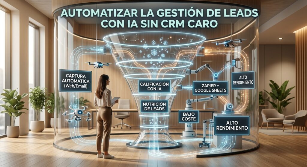 Automatizar la Gestión de Leads con IA sin CRM Caro