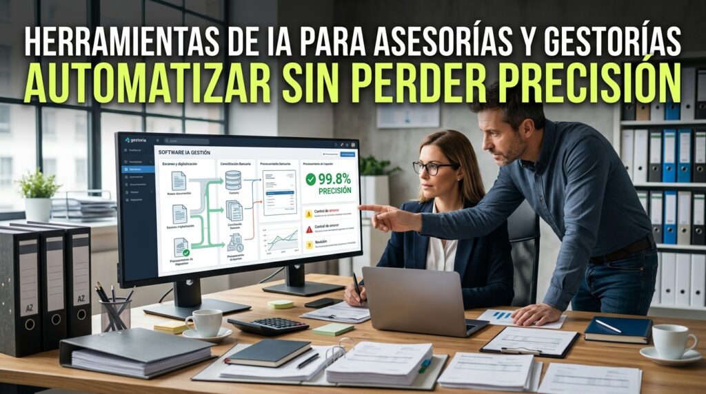 Herramientas de IA para Asesorías y Gestorías: Automatizar sin Perder Precisión