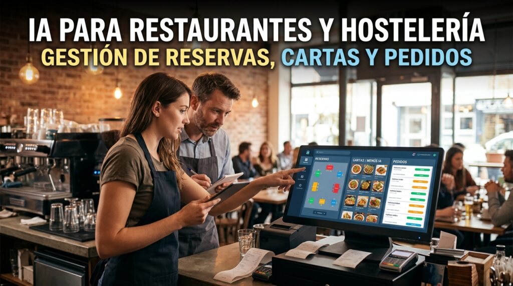 IA para Restaurantes y Hostelería: Gestión de Reservas, Cartas y Pedidos