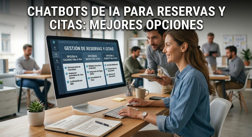 Chatbots de IA para Reservas y Citas: Mejores Opciones