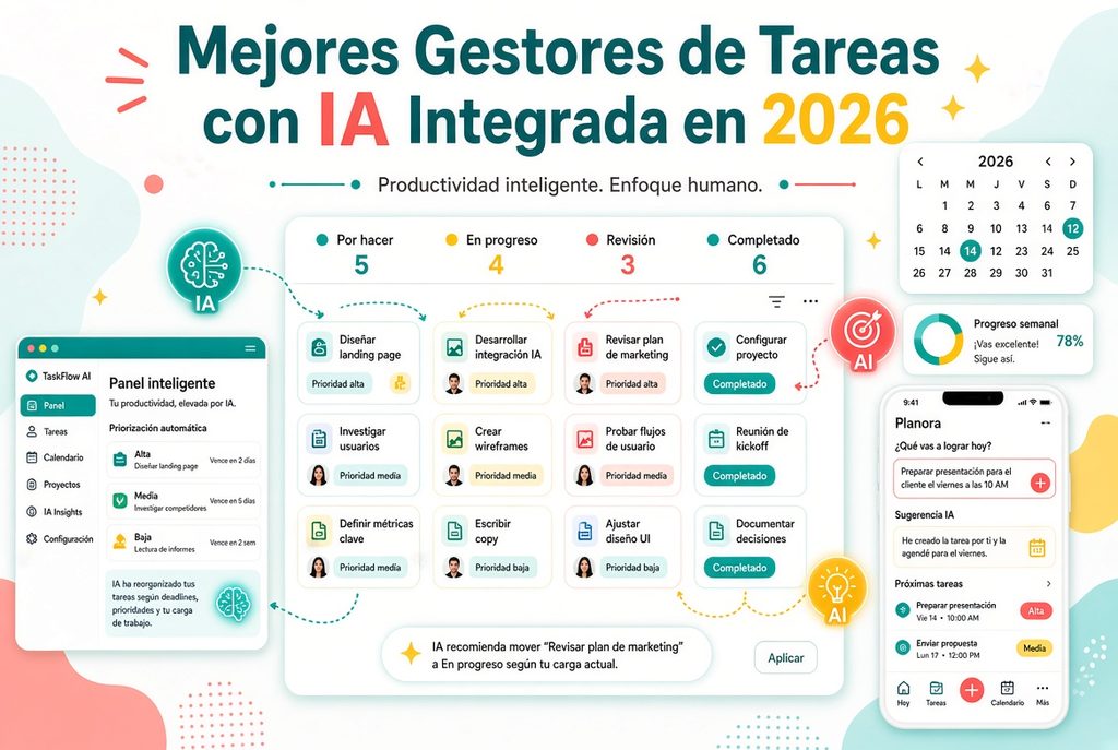 Mejores Gestores de Tareas con IA Integrada en 2026