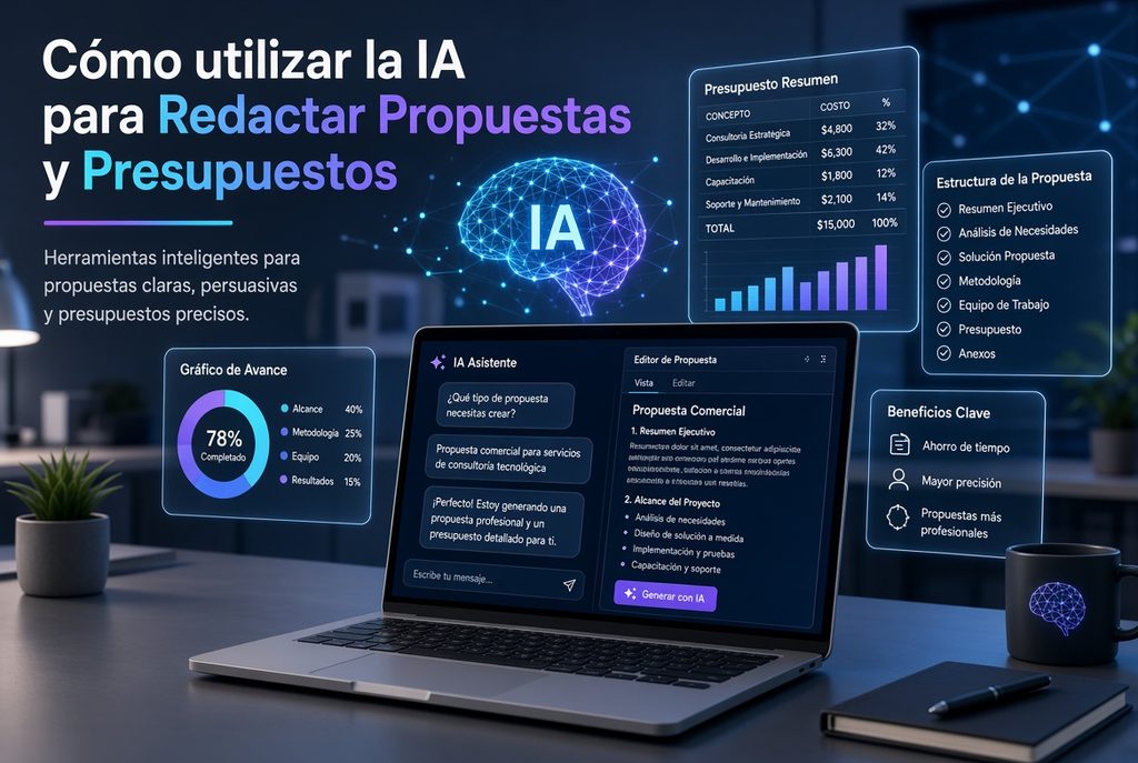 IA para Redactar Propuestas y Presupuestos que Sí Convencen